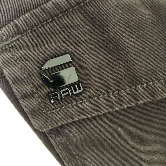 G-Star Raw Rovic Zip 3D Straight Tapered Grey Cargo Men’s Pants size 32 X 32 - Picture 14 of 16